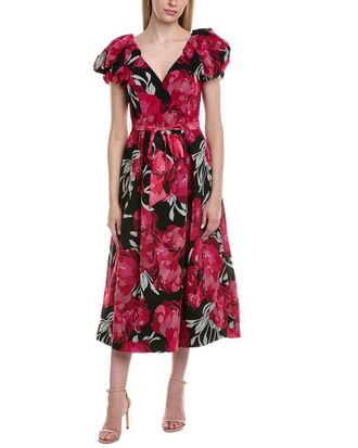 Teri Jon by Rickie Freeman Teri Jon By Rickie Freeman Midi Dress