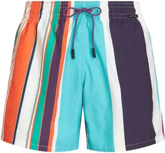 Etro striped swim shorts - men - Nylon/Polyamide/Spandex/Elastane - M - Blue