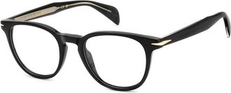 Eyewear by David Beckham DB 1206 Optical Frame - unisex - Brillen - Zwart - 50 MM - Accessoires