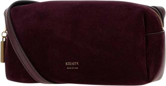 Khaite Tassen, Dames, Paars, ONE Size, Leer, Mini Kye Crossbody Tas