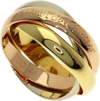 Cartier Trinity Yellow Gold (18K) Pink Gold (18K) White Gold (18K) Band Ring (Pre-Owned)