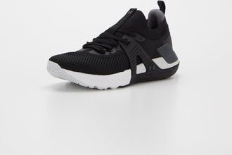 Under Armour Mens Trainers in Black/White Rubber - Size UK 6