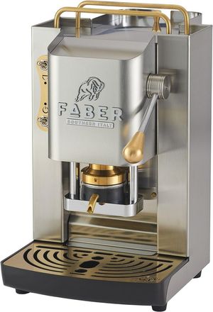 Faber M&aacute;quina De Caf&eacute; Faber Pro Inox Deluxe Dep&oacute;sito Vidrio Silenciosa