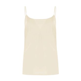 D.exterior Dames, Tops, Beige, Maat: L Satijn