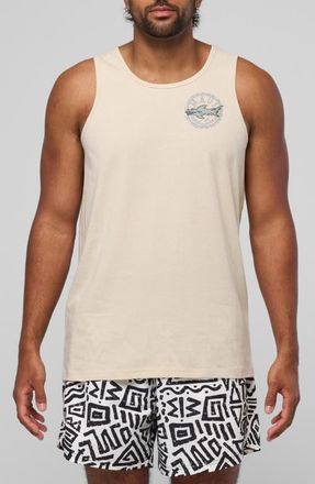 Maui and Sons Aggro Cookie Graphic Tank in Vanilla at Nordstrom, Size Xx-Large