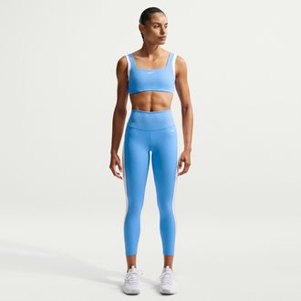 Nike Womens One High-Waisted 7/8 Leggings in Blue | IB9224-412