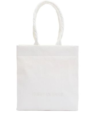 Issey Miyake Paper Bag tote bag - women - Paper/Polyurethane/Nylon - OS - White