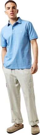Jack Wills Klassiek poloshirt voor heren met geborduurd logo (Sky)