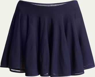 Alaia Flared Mini Skirt