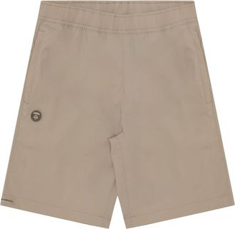 Aape By A Bathing Ape Moonface logo-patch shorts - men - Nylon/Spandex/Elastane - M - Neutrals