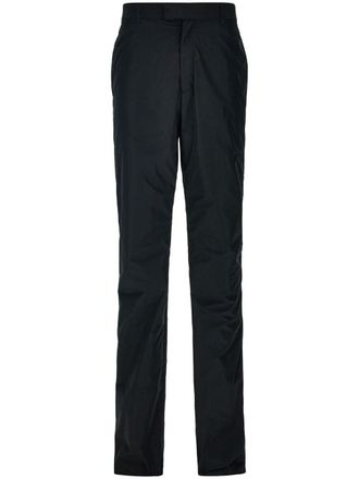 Ferragamo straight-leg tailored-cut trousers - men - Polyester - 54 - Black
