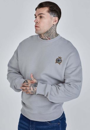 Siksilk Sweatshirt SIKSILK Siksilk Sweatshirt Oversized Sweater, Herren, Gr. XL, grau, Obermaterial: 100% Baumwolle CO., Sweatshirts Sweatshirt