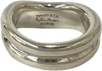Tiffany & Co. Silver Silver 925 Band Ring (Pre-Owned)