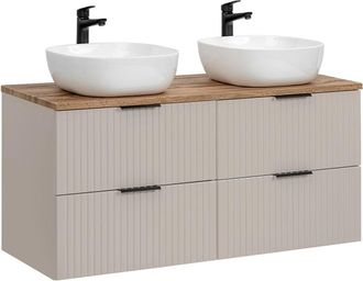 Petits Meubles Mueble lavabo estratificado Beige