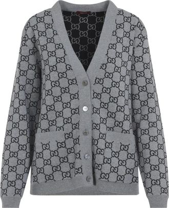 Gucci Mujer, Jerseys, Gris, Talla: XS