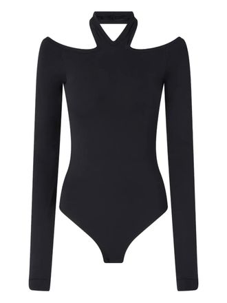 Pinko cut-out long-sleeve bodysuit - Black