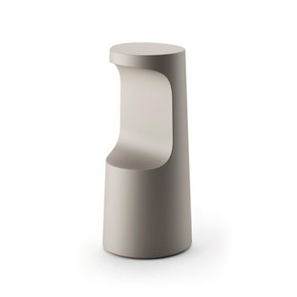Plust Taburete De Bar Dise&ntilde;o Moderno 75cm Polietileno Interior Exterior Fura S1 - Beige