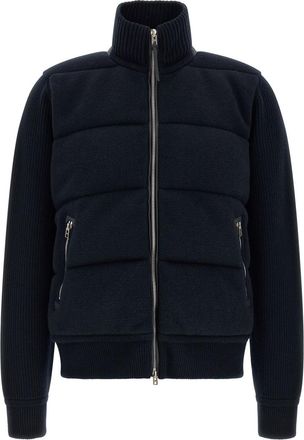 Tom Ford Dark Blue Quilted Jacket
