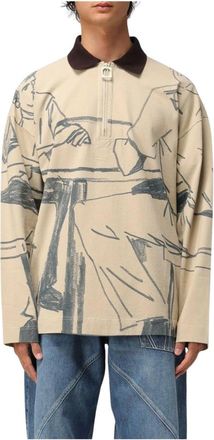 J.W.Anderson Hombre, Camisetas, Beige, Talla: L