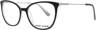 Anne Klein Ladies Black Oval Eyeglass Frames Ak5098