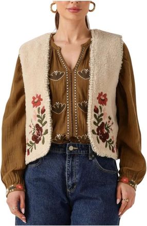 Louizon Jassen, Dames, Beige, L/Xl, Wol, Dames Blazers Yobrodabis/yamina