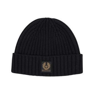 Belstaff Watch Beanie Hat - male - Belstaff - Accessories - Black - ONE SIZE - Accessories