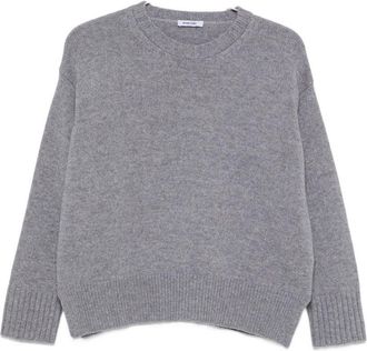 base Basissweater van wol en kasjmier met ronde hals