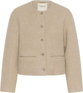 Cream CRCazey Short Jacket - Dames - Zomerjassen - Beige - XS - Jassen