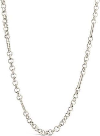 Sterling Forever Leisel Station Chain Necklace in Silver at Nordstrom Rack