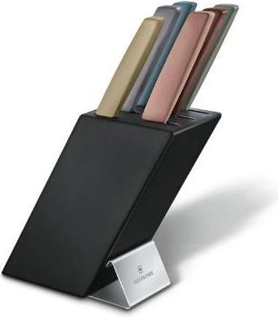 Victorinox by Swiss Army Messerblock »Swiss Modern Grau« Herkunftsland Schweiz, Holzart Buche