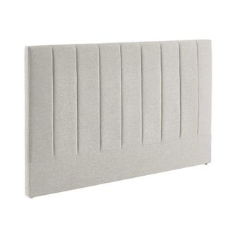 Sweeek Cabezal revestimiento tela, 170cm, gris claro