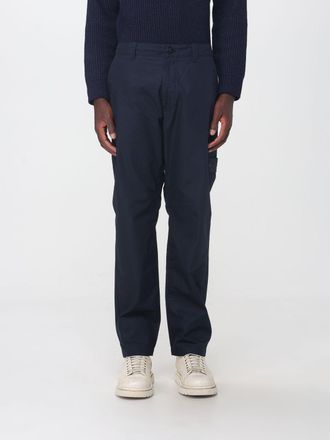 Stone Island Pantaloni chino della capsule Ghost in cotone slim fit