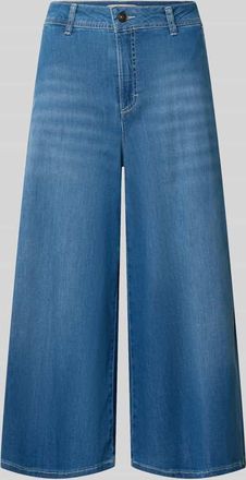 M.A.C Wide Fit Jeans in verk&uuml;rzter Passform Modell Ella in Blau, Gr&ouml;&szlig;e 34