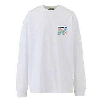 Onitsuka Tiger Graphic Long Sleeves T-Shirt White Purple 2183B380-100