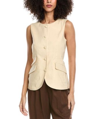 Rag & Bone Slade Linen-Blend Vest