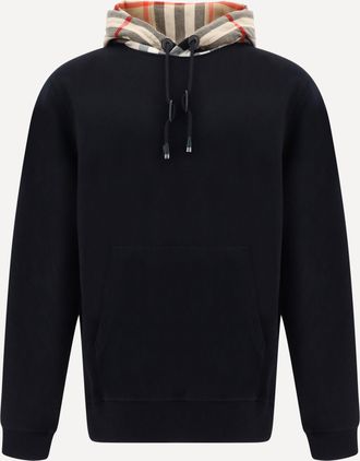 Burberry Felpa con Cappuccio Samuel Man M
