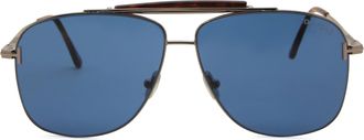 Tom Ford FT1017 JADEN 14V Mens Sunglasses Silver Size 60