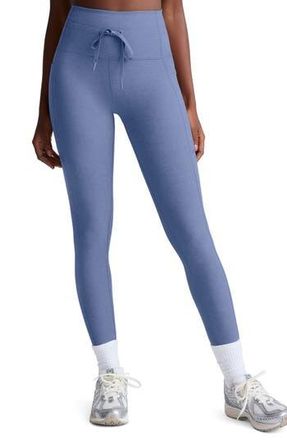 Beyond Yoga Space Dye Pocket Midi Leggings in Washed Denim at Nordstrom Rack, Size Small