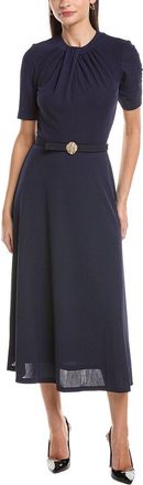 Anne Klein Twist Neck Midi Dress