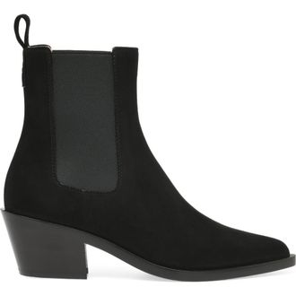 Gianvito Rossi Wylie Boots in Black Suede at Nordstrom, Size 39.5