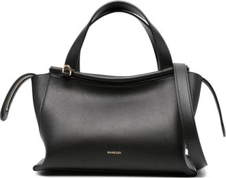 Wandler Small Tote with Logo Detail - female - Wandler - Handbags - Black - ONE SIZE - Bags