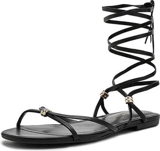 Marc Fisher Este Womens Dress Sandals Black Leather : 8.5 M