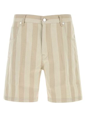 Fendi Beige Stripes Shorts