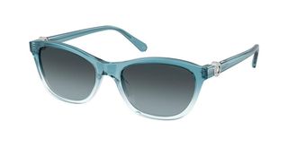 Swarovski SK6070 1114V1 Womens Sunglasses Blue Size 54