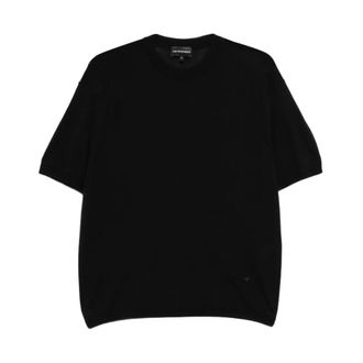 Emporio Armani Pullover - Heren - T-shirts - Zwart - M - Tops