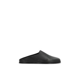 Kazar Schoenen, Heren, Zwart, 41 EU, Leer, Leren instapslippers met verhoogde zool