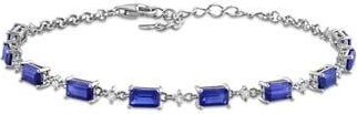 Delmar Blue & White Lab Created Sapphire Bracelet at Nordstrom Rack