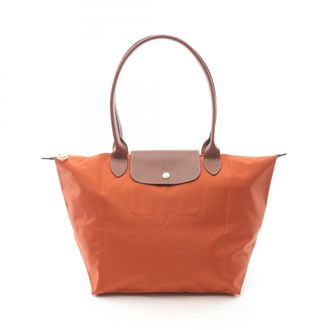 Longchamp Le Pliage Original Canvas Leather Tote Bag