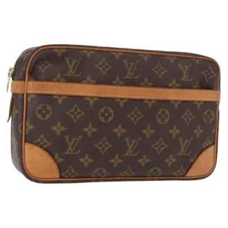 Louis Vuitton Pre-owned Clutch - Dames - Pre-owned - Bruin - Maat: ONE Size