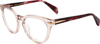 Rag & Bone Rag & Bone Womens 52mm Brown Opticals